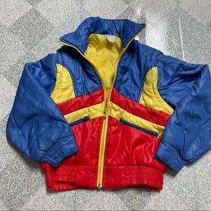 Kids colored puffer jacket